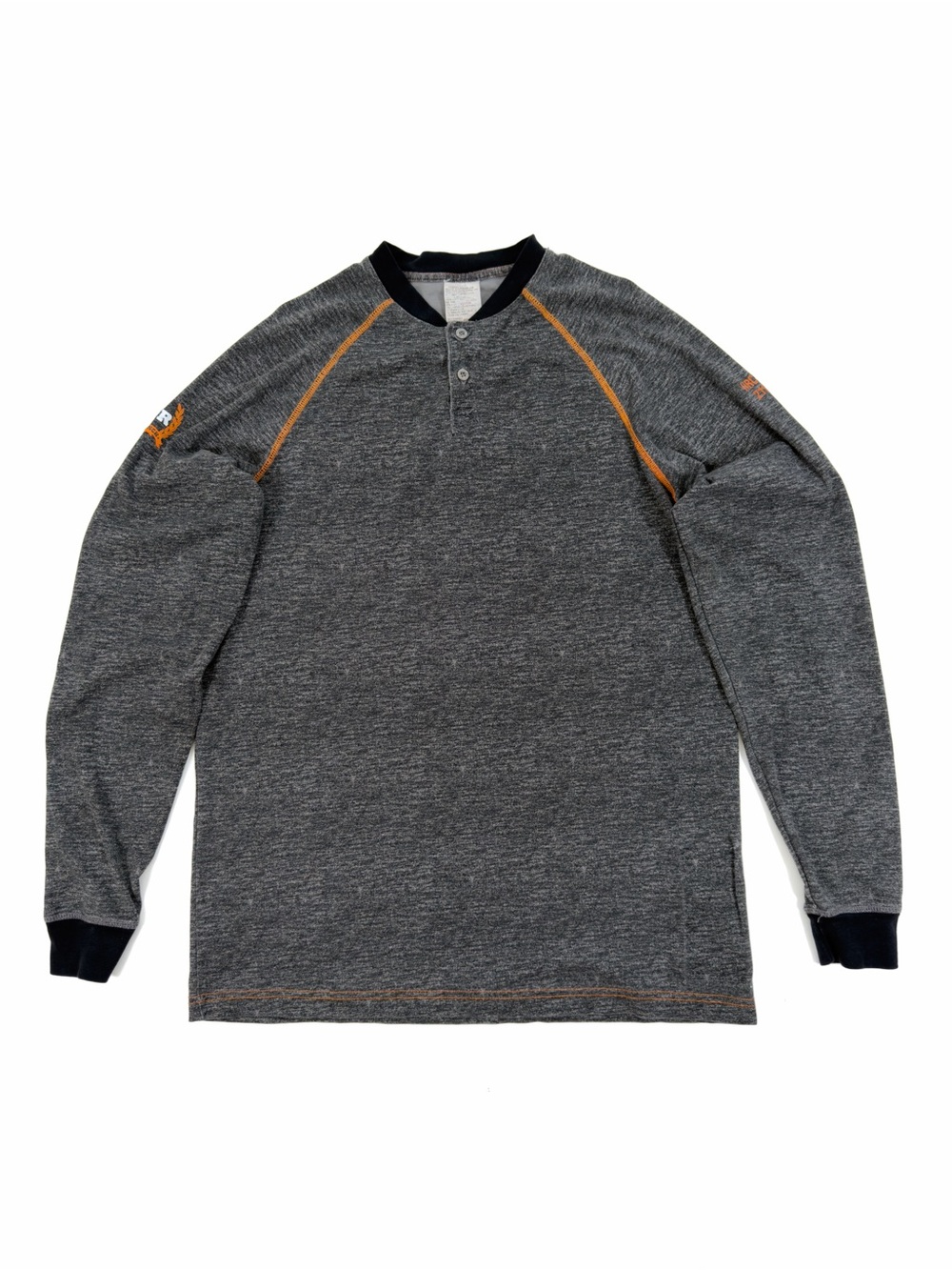 Cinch WRX FR Men’s XL Long Sleeve Henley Base Layer HRC-2/2112 Heather Gray